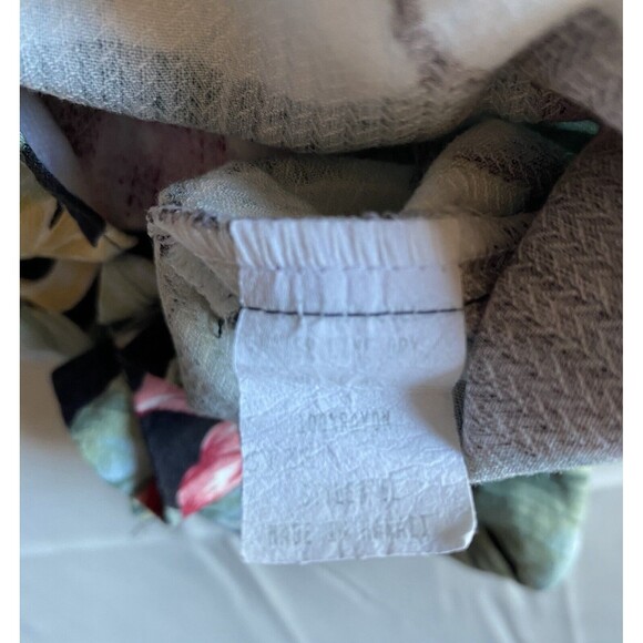 Kona Malia Shirt‎ Mens Med Black Floral Short Sleeve Button Up Tropical Hawaiian - Picture 5 of 9